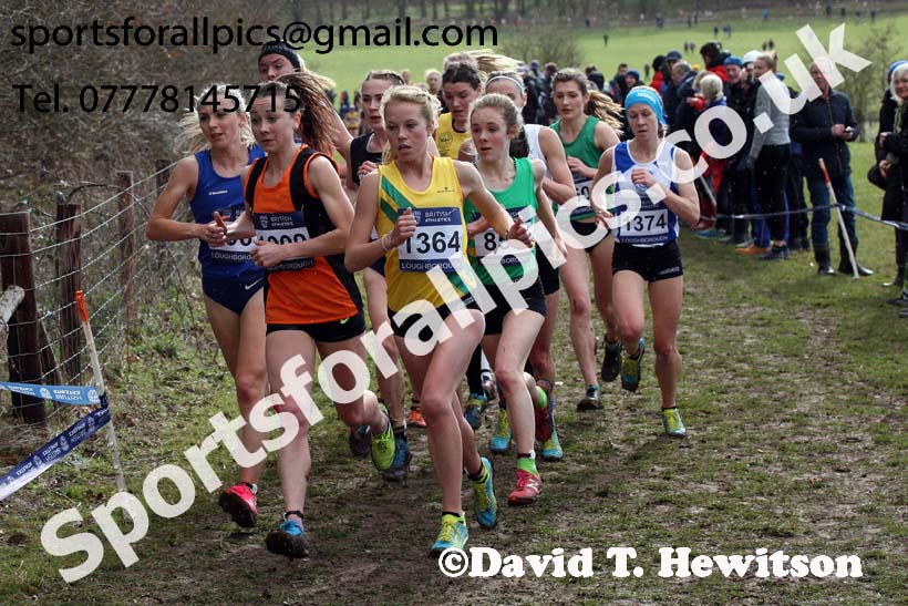 Senior womens 2019 British Athletics Inter Counties Cross Country, Prestwood Hall, Loughborough. Photo:  David T. Hewitson/Sports for All Pics